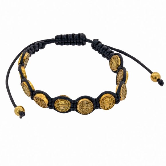 Benedictine Bracelet-  Adjustable - Includes 3 bracelets- one each style - Picture 7 of 13